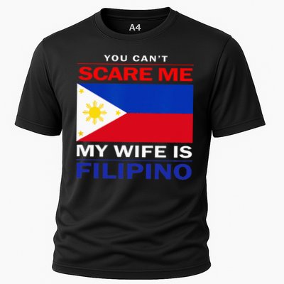 You Cant Scare Me My Wife Is Filipino Funny Husbands Performance Shirt