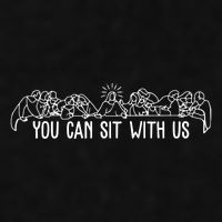 You Can Sit With Us Twelve Apostles Christianity Ladies PosiCharge Tri-Blend Wicking Tank