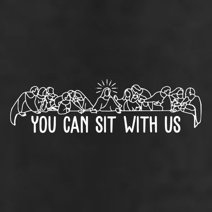 You Can Sit With Us Twelve Apostles Christianity 7 Panel Mesh Trucker Snapback Hat