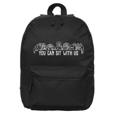 You Can Sit With Us Twelve Apostles Christianity 16 in Basic Backpack