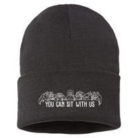 You Can Sit With Us Twelve Apostles Christianity Sustainable Knit Beanie