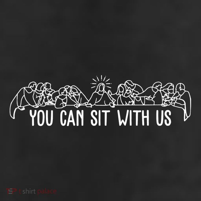 You Can Sit With Us Twelve Apostles Christianity 25L Jumbo Tote