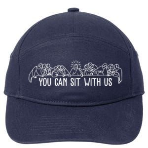 You Can Sit With Us Twelve Apostles Christianity 7-Panel Snapback Hat