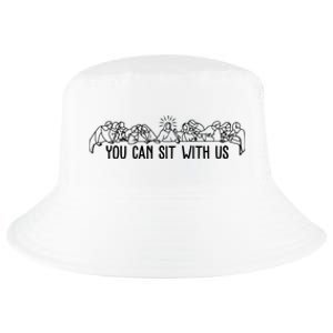 You Can Sit With Us Twelve Apostles Christianity Cool Comfort Performance Bucket Hat