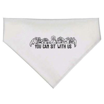 You Can Sit With Us Twelve Apostles Christianity USA-Made Doggie Bandana