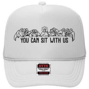 You Can Sit With Us Twelve Apostles Christianity High Crown Mesh Back Trucker Hat