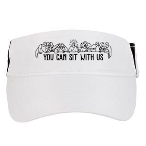 You Can Sit With Us Twelve Apostles Christianity Adult Drive Performance Visor