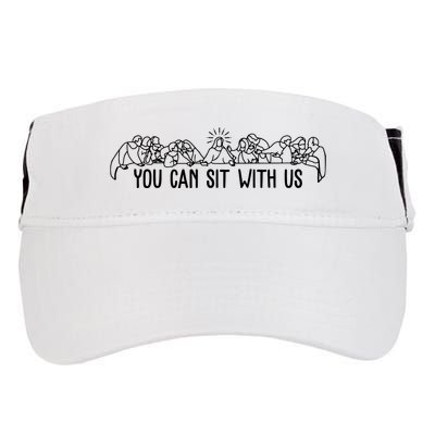 You Can Sit With Us Twelve Apostles Christianity Adult Drive Performance Visor