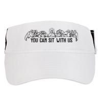 You Can Sit With Us Twelve Apostles Christianity Adult Drive Performance Visor