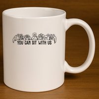 You Can Sit With Us Twelve Apostles Christianity 11oz C Handle Ceramic Mug