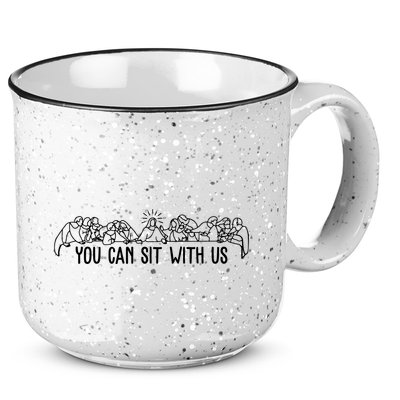 You Can Sit With Us Twelve Apostles Christianity 15oz Campfire Ceramic Mug