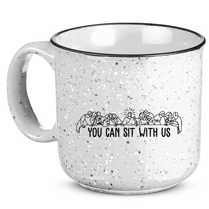 You Can Sit With Us Twelve Apostles Christianity 15oz Campfire Ceramic Mug