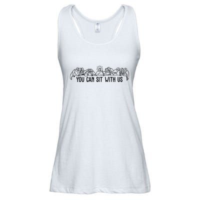 You Can Sit With Us Twelve Apostles Christianity Ladies Essential Flowy Tank
