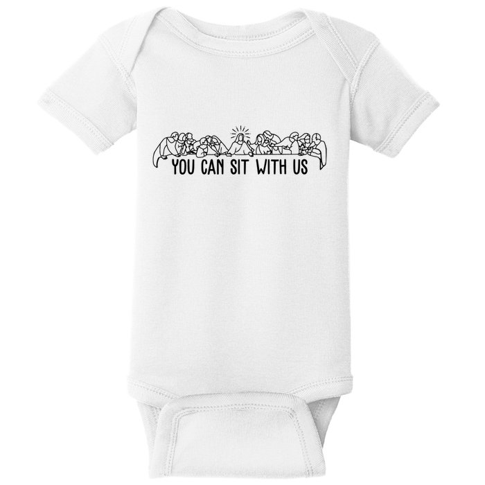 You Can Sit With Us Twelve Apostles Christianity Baby Bodysuit