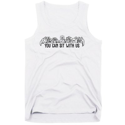 You Can Sit With Us Twelve Apostles Christianity Tank Top