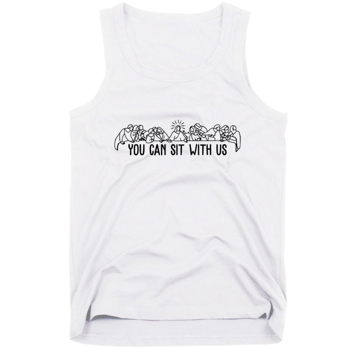 You Can Sit With Us Twelve Apostles Christianity Tank Top
