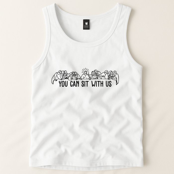 You Can Sit With Us Twelve Apostles Christianity Tank Top