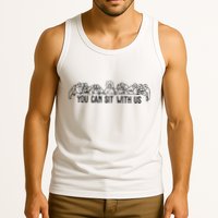 You Can Sit With Us Twelve Apostles Christianity Tank Top