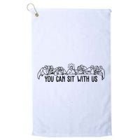 You Can Sit With Us Twelve Apostles Christianity Golf Towel