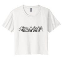 You Can Sit With Us Twelve Apostles Christianity Crop Top