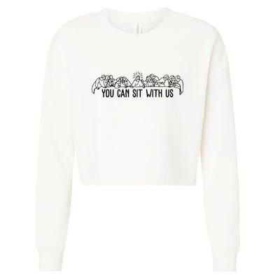 You Can Sit With Us Twelve Apostles Christianity Cropped Pullover Crew