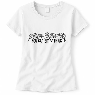 You Can Sit With Us Twelve Apostles Christianity Womens T-Shirt