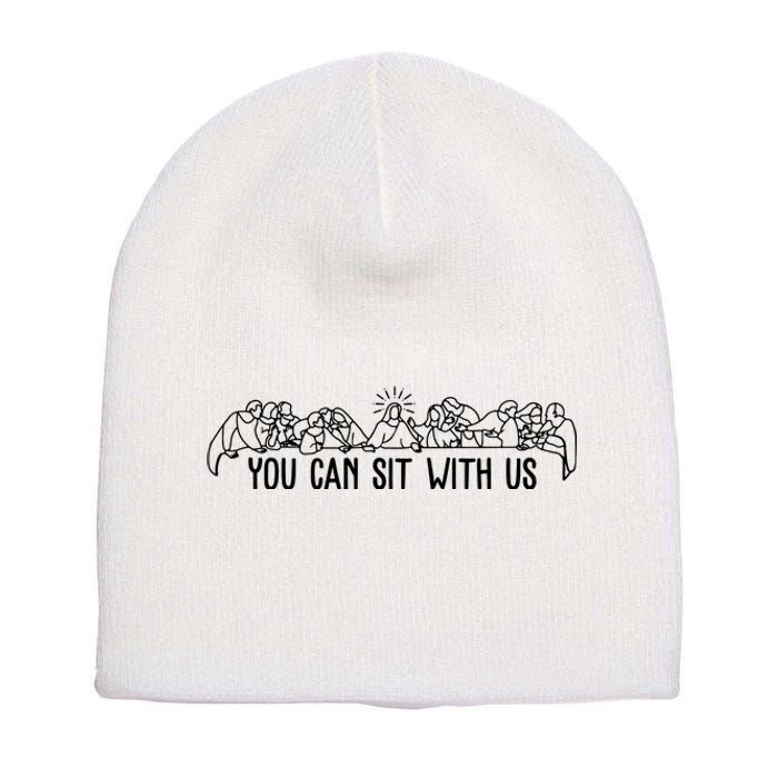 You Can Sit With Us Twelve Apostles Christianity Short Acrylic Beanie