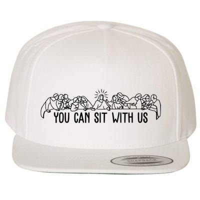 You Can Sit With Us Twelve Apostles Christianity Wool Snapback Cap