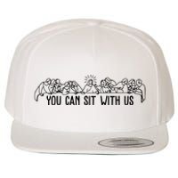 You Can Sit With Us Twelve Apostles Christianity Wool Snapback Cap