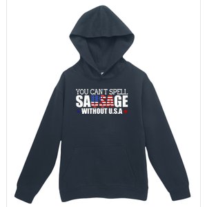 YOU CAN'T SPELL SAUSAGE WITHOUT USA DESIGN FOR AMERICANS Urban Pullover Hoodie