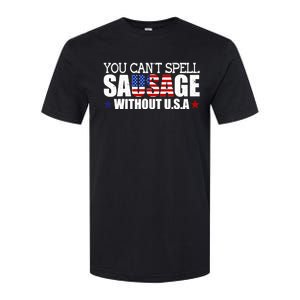 YOU CAN'T SPELL SAUSAGE WITHOUT USA DESIGN FOR AMERICANS Softstyle CVC T-Shirt