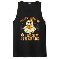 You CanT Scare Me I Teach 4th Grade Halloween Teacher Ghost PosiCharge Competitor Tank