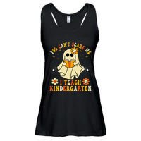 You CanT Scare Me I Teach Kindergarten Halloween Teacher Ladies Essential Flowy Tank