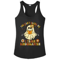 You CanT Scare Me I Teach Kindergarten Halloween Teacher Ladies PosiCharge Competitor Racerback Tank