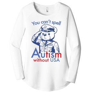 You Can’T Spell Autism Without Usa Women's Perfect Tri Tunic Long Sleeve Shirt