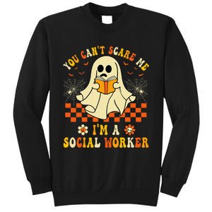 You CanT Scare Me IM A School Social Worker Halloween Sweatshirt