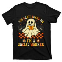 You CanT Scare Me IM A School Social Worker Halloween T-Shirt