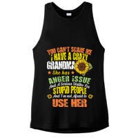 You Can't Scare Me I Have A Grandma With Anger Issues Ladies PosiCharge Tri-Blend Wicking Tank