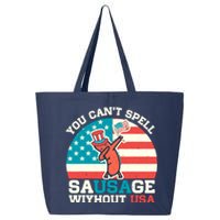 You Can’T Spell Sausage Without Usa Vintage Patriotic 25L Jumbo Tote