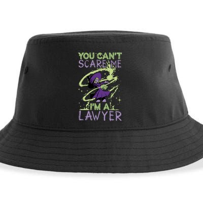 You CanT Scare Me IM A Lawyer Witch Casting Puns Cool Gift Sustainable Bucket Hat