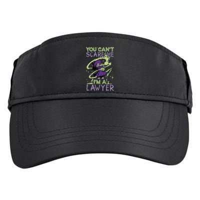 You CanT Scare Me IM A Lawyer Witch Casting Puns Cool Gift Adult Drive Performance Visor
