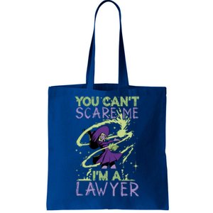 You CanT Scare Me IM A Lawyer Witch Casting Puns Cool Gift Tote Bag