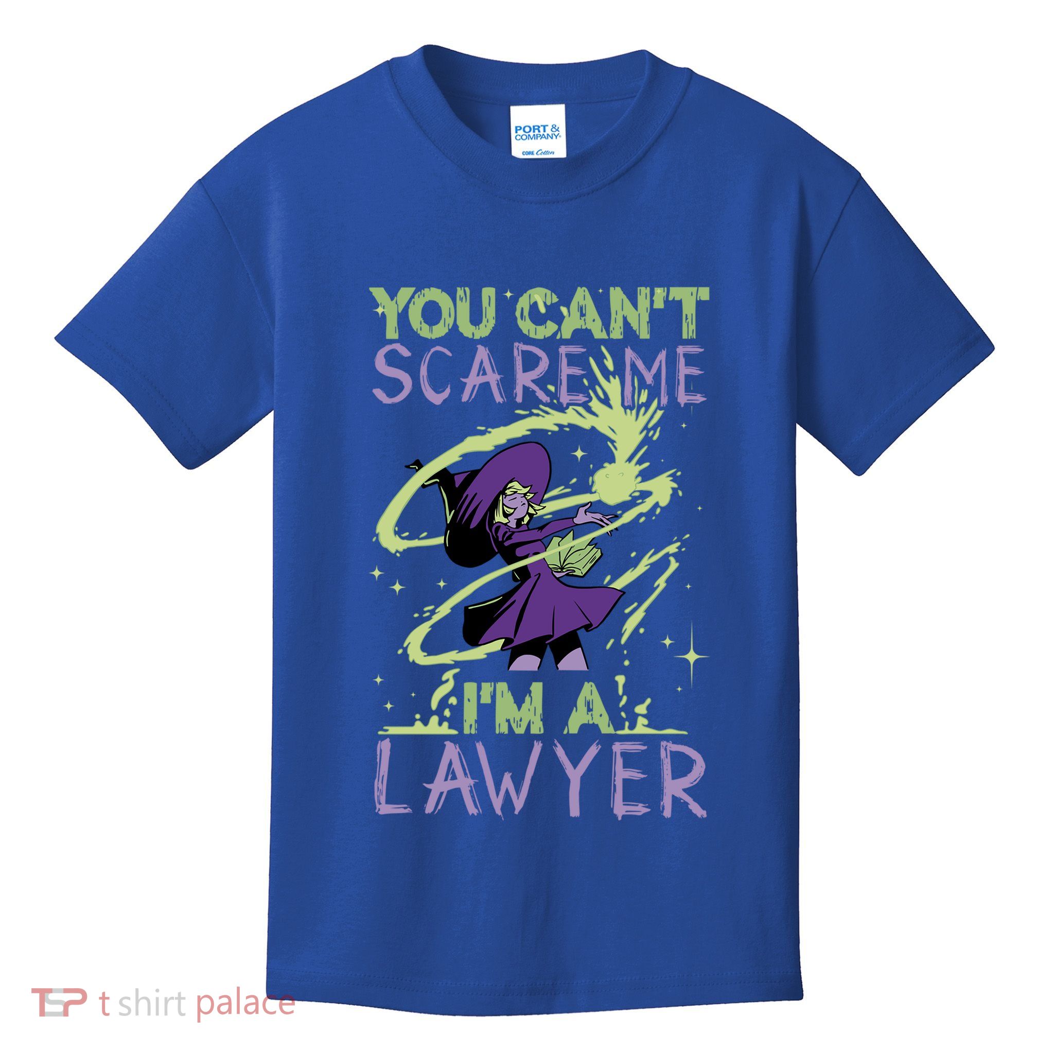 You CanT Scare Me IM A Lawyer Witch Casting Puns Cool Gift Kids T-Shirt