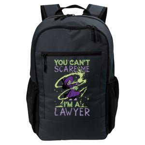 You CanT Scare Me IM A Lawyer Witch Casting Puns Cool Gift Daily Commute Backpack