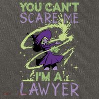 You CanT Scare Me IM A Lawyer Witch Casting Puns Cool Gift Cotton Canvas Backpack