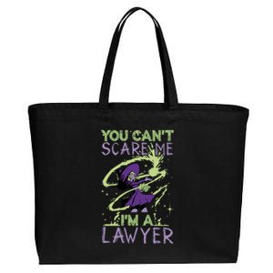 You CanT Scare Me IM A Lawyer Witch Casting Puns Cool Gift Cotton Canvas Jumbo Tote