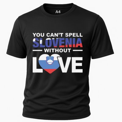 You Can’t Spell Slovenia Without Love Cooling Performance Crew T-Shirt