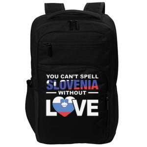 You Can’t Spell Slovenia Without Love Impact Tech Backpack