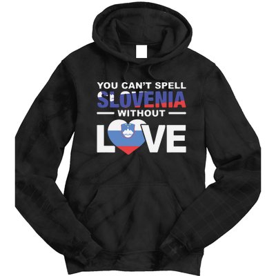 You Can’t Spell Slovenia Without Love Tie Dye Hoodie