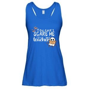 You CanT Scare Me IM A Teacher Funny Ghost Halloween Gift Ladies Essential Flowy Tank